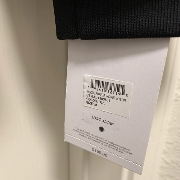 ⬇️NWT UGG IZZIE Water Repellent Puffer Jacket - Picture 16 of 16